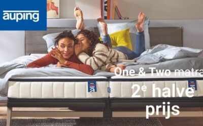 One & Two matras tweede halve prijs