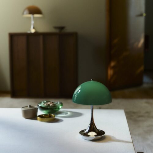 Oplaadbare Lamp Louis Poulsen Panthella Chrome