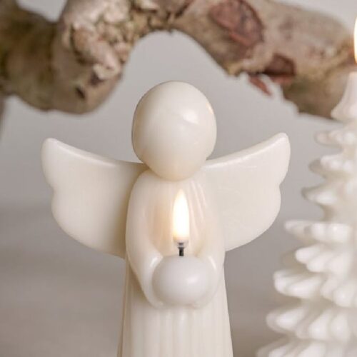 LED Angel kaars 11 x 15,5 cm