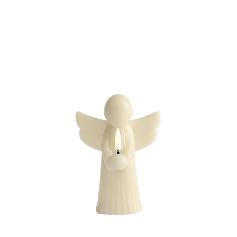 LED Angel kaars 11 x 15,5 cm - Afbeelding 2