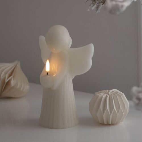 LED Angel kaars 14 x 19 cm