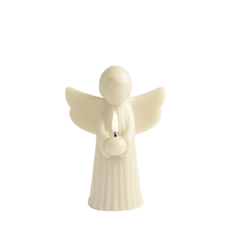 LED Angel kaars 14 x 19 cm - Afbeelding 2